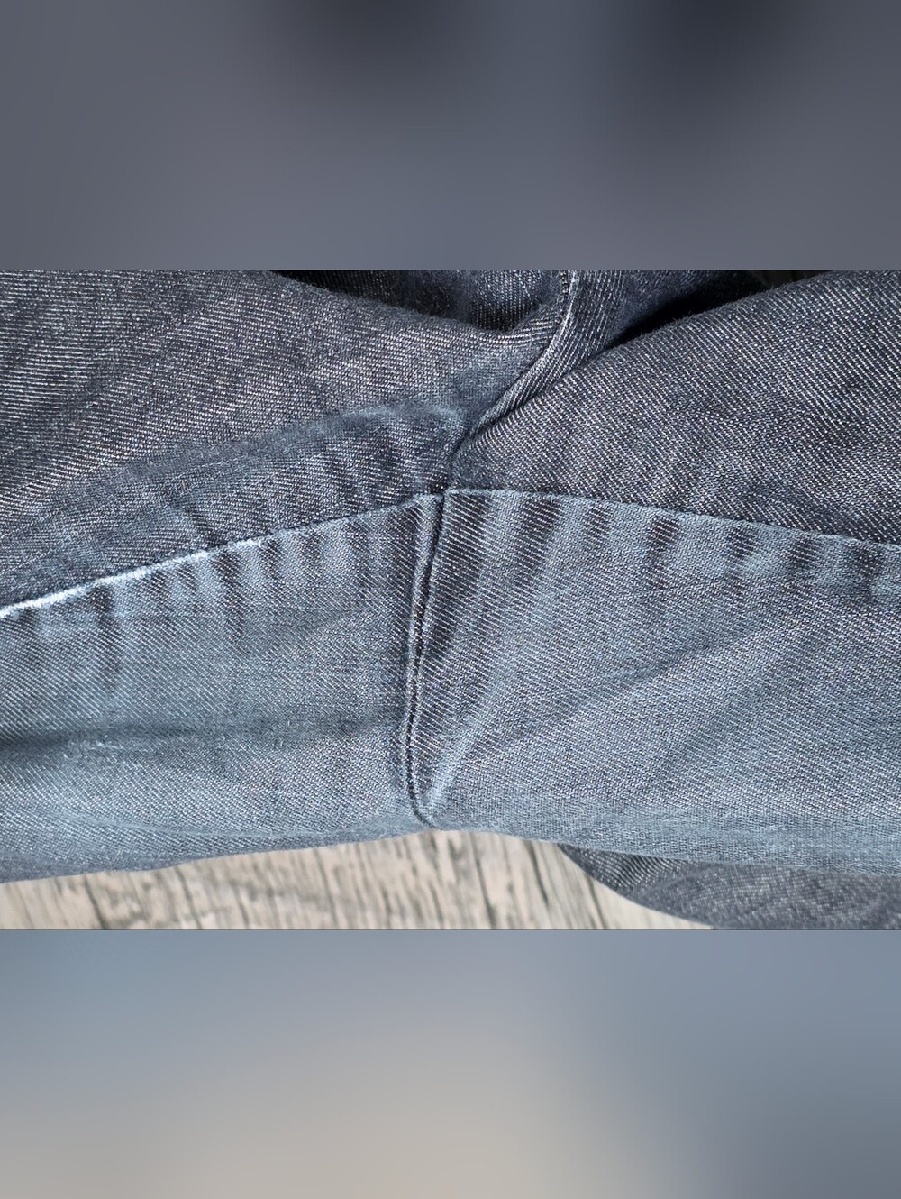 Women's GAP Stretch Curvy Wide Leg Dark Wash Denim Pants (Size:8long) - Picture 7 of 7